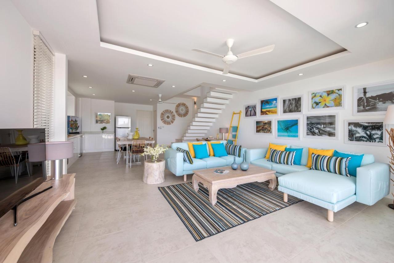 Beachside Villa - B18 - At Bayside Luxury Villas Samrong Bay Beach, 4 Bed 5 Bath, Sea & Sunset Views, Only 200M Walk To The Beach Choeng Mon Exterior foto