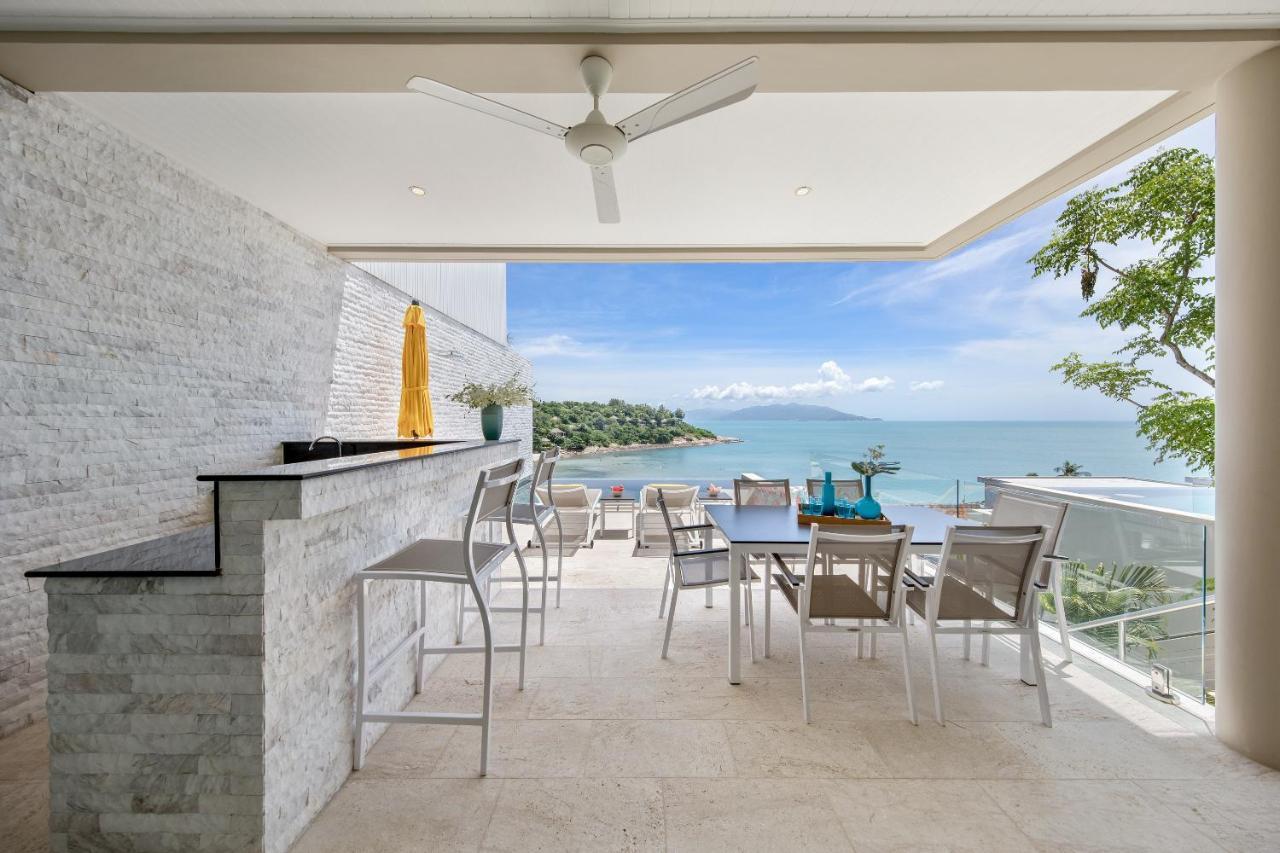 Beachside Villa - B18 - At Bayside Luxury Villas Samrong Bay Beach, 4 Bed 5 Bath, Sea & Sunset Views, Only 200M Walk To The Beach Choeng Mon Exterior foto